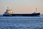 RIX VENTURE , General Cargo Schiff , IMO 9238399 , 89 x 14 m , Baujahr 2002 ,  06.04.2025 , Cuxhaven - Alte Liebe ,