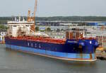 Der 229m lange Bulker DONALD M JAME am 24.05.25 in Bremerhaven