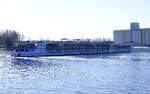 KFGS Alisa, beim Wendemanöver am Rheinhafen Breisach, März 2025