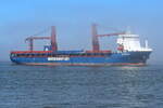 UHL FIGTHER , Heavy Load Carrier , IMO 9892523 , Baujahr 2021 , 150 x  26m , 12.04.2025 , Cuxhaven - Alte Liebe , 