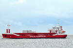 Die BALTIC DREAM IMO-Nummer:9969522 Flagge:Niederlande Länge:88.0m Breite:13.0m Baujahr:2025 vor Cuxhaven am 10.07.25