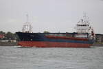 General Cargo Schiff Ketter beim Auslaufen in Warnemünde.11.07.2025