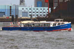 Hafenbarkasse ELLI GLITSCHER; Eigner/Betreiber: Glitscher GmbH; Aufnahmeort: Elbe/Hafen Hamburg, Deutschland; Datum: 11.07.2025; Info H3038
