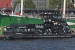 Hadag Hafenfähre HARMONIE; Eigner/Betreiber: Hadag; Aufnahmeort: Elbe/Hafen Hamburg, Deutschland; Datum: 20.05.2025; Info: (ENI 04800920)(H6003) Einmann-Fährschiff Typ 2000 / Lüa 29,92 m, B 8,16 m, Tg 1,7 m / 2 Diesel, ges. 656 kW, 892 ...