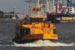 Hadag Hafenfähre FALKENSTEIN; Eigner/Betreiber: Hadag; Aufnahmeort: Elbe/Hafen Hamburg, Deutschland; Datum: 14.07.2025; Info: (ENI 05113840)