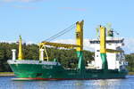 Die CELLUS IMO-Nummer:9173317 Flagge:Deutschland Länge:100.0m Breite:17.0m Baujahr:1998 Bauwerft:Peters Schiffswerft,Wewelsfleth Deutschland aufgenommen am 23.08.25 im Nord-Ostsee-Kanal bei Fischerhütte.