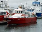 Das 17m lange Walsichtungsboot KONSULL am 29.05.25 in Akureyri.