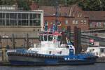 Schlepper FAIRPLAY-94; Eigner/Betreiber: Fairplay; Aufnahmeort: Elbe/Hafen Hamburg, Deutschland; Datum: 17.06.2025; Info: (IMO 9763253) Ex-Name: BUGSIER 22 / Hafenassistenz- und Küstenschlepper / Damen ASD 2411 / brz 270 / Lüa 24,47 m, B 11 ...