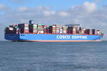 COSCO SHIPPING CAPRICORN , Containerschiff , IMO 9783514 , Baujahr 2018 , 400 × 59m 20000 Teu , Cuxhaven 08.11.2018