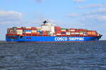 XIN TIAN JIN , Containerschiff , IMO 9234343 , Baujahr 2003 , 279.9 x 40.3 m , 5668 TEU , Cuxhaven , 22.04.2022