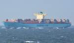Evelyn Maersk, das längste Containerschiff der Welt.