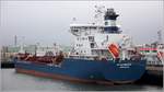 Die 2006 gebaute BRO DISTRIBUTOR (IMO 9313113) liegt am 28.04.2017 in Dublin. Sie ist 146,80 m lang und 22 m breit, hat eine GT/BRZ von 11.344 und eine DWT von 14.907 t. Heimathafen ist Kopenhagen (Dänemark).