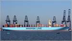 Die 2018 gebaute MARSEILLE MAERSK (IMO 9778844) liegt im englischen Felixstowe. Sie ist 399 m lang und 58,6 m breit, hat eine GT/BRZ von 214.286, eine DWT von 190.326 t und eine Kapazität von 19.630 TEU. Heimathafen ist Kopenhagen (Dänemark). 06.05.2018