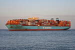 MAJECTIC MAERSK , Containerschiff , IMO 9619919 , Baujahr 2013 , 399 x 60 m , 18270 TEU , 16.04.2026 , Alte Liebe Cuxhaven