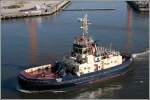 Die 2006 gebaute SVITZER ODEN (IMO 9342451) am 09.05.2006 in Gteborg. Sie ist 38,38 m lang, 14,01 m breit und hat eine GTA/BRZ von 670. Die beiden Maschinen leisten zusammen 5.280 kW. Heimathafen ist Lysekil in Schweden.
