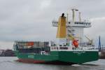 Die Heinrich Ehler IMO-Nummer:9372200 Flagge:Grobritannien Lnge:168.0m Breite:27.0m am 12.12.09 im Hamburger Hafen.