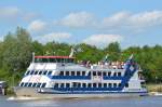 Die Adler Princess IMO-Nummer:8876302 Flagge:Deutschland Länge:42.0m Breite:9.0m Baujahr:1989 Bauwerft:: Scheepswerf Graeve,Grave Niederlande im Nord-Ostsee-Kanal bei Fischerhütte am