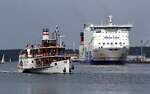 Raddampfer FREYA | Kiel | 04800330 und STENA GERMANICA | IMO 9145176 | Kiel | September 2026