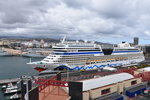 LAS PALMAS DE GRAN CANARIA (Provinz Las Palmas), 20.03.2016, Kreuzfahrtschiff AIDAsol im Hafen -- Baujahr: 2011 / Flagge: Italien / IMO/MMSI: 9490040/247302900