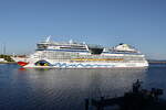 AIDAdiva  , Kreuzfahrtschiff , IMO  9334856 , Baujahr 2009 ,  251,89 x  37,6 m , 02.05.2026 , Rostock-Warnem�nde