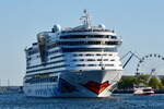 AIDAdiva  , Kreuzfahrtschiff , IMO  9334856 , Baujahr 2009 ,  251,89 x  37,6 m , 02.05.2026 , Rostock-Warnem�nde