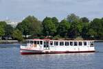  Alsterdampfer  SASELBEK auf der Binnenalster (Hamburg/Deutschland, 25.04.2023)