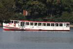 „Alsterdampfer“ EILBEK; Eigner/Betreiber: ATG; Aufnahmeort: Alster (Binnenalster) Hamburg, Deutschland; Datum: 26.08.2025; Info: (H6036).