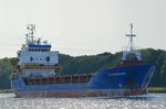 Die Nordersand IMO-Nummer:9289790 Flagge:Gibraltar Länge:99.0m Breite:14.0m Baujahr:2004 Bauwerft:Rousse Shipyard,Russe Bulgarien am 05.06.16 im Nord-Ostsee-Kanal bei Rade.