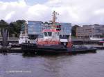 BUGSIER 10 (3)   (IMO 9429560) am 1.6.2012, Hamburg, Schlepperponton Neumühlen    Schlepper / BRZ 485 / Lüa 33,1 m, B 12,6 m, Tg 6,1 m / 2 Wärtsilä-Diesel, ges.