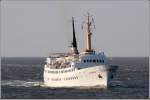 Die 1972 gebaute ATLANTIS (IMO 7214545) kehrt am Abend des 06.05.2008 von Helgoland in ihren Heimathafen Cuxhaven zurck. Sie ist 75,69 m lang, 12,00 m breit, hat eine GT/BRZ von 1525 und kann 1000 Passagiere aufnehmen. Die Maschine leistet 3384 kw und ermglicht eine Geschwindigkeit von 18,5 kn. 