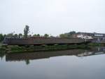 MS Brssow ( ex Binnenreederei) am 16.05.08 an der Genthiner Schiffswerft.