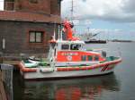 Seenotkreuzer  HERTHA JEEP  im Hafen von Stralsund.