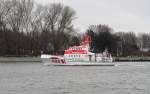 Lbeck-Travemnde, die Visite im Hafen ist beendet, Kurs Heimathafen Grmitz liegt an.