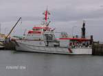 Der Seenotkreuzer Hermann Marwede. In seinem Heimathafen Helgoland.
Die SK Hermann Marwede ist der erste und einzige SK der 46m-Klasse der DGzRS.
 