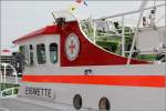 Außen- und Innenfahrstand des Seenotkreuzers EISWETTE liegen dicht beieinander. Während der Feierlichkeiten zum 150. Geburtstag der DGzRS lag sie im Neuen Haven von Bremerhaven. 01.06.2015.