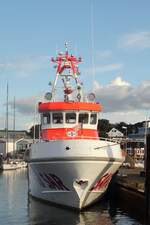 Seenotretter BERLIN; Eigner/Betreiber: DGzRS: Aufnahmeort: Laboe, Kieler Förde, Ostsee, Deutschland; Datum: 01.08.2025; Info: Die neue BERLIN trat 2017 die Nachfolge ihrer gleichnamigen