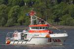 Seenotretter FELIX SAND (MMSI 211390900); Eigner/Betreiber: DGzRS; Datum: 08.05.2026; Aufnahmeort: Elbe/Hafen Hamburg, Deutschland. Das Bild entstand anl�sslich der Einlaufparade zum 837. Hafengeburtstag.