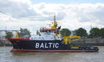 Hochsee-Bergungsschlepper  BALTIC  der von der Fairplay Schleppdampfschiffs-Reederei Richard Borchard GmbH betrieben wird.