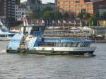 Am 30.08.2014 fuhr das Personenschiff Wilhelmsburg auf der Elbe.