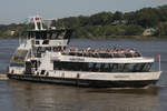 Hadag Hafenfähre HAFENCITY (ENI 05116730); Eigner/Betreiber: Hadag; Datum: 13.08.2025; Aufnahmeort: Elbe/Hafen Hamburg, Deutschland.