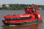 Hadag Hafenfähre ST.PAULI (ENI 05116250); Eigner/Betreiber: Hadag; Datum: 17.06.2025; Aufnahmeort: Elbe/Hafen Hamburg, Deutschland.
