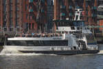 Hadag Hafenfähre HAFENCITY (ENI 05116730); Eigner/Betreiber: Hadag; Datum: 30.06.2025; Aufnahmeort: Elbe/Hafen Hamburg, Deutschland.