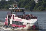 Hadag Hafenfähre NEULAND (ENI 04814280); Eigner/Betreiber: Hadag; Datum: 19.07.2025; Aufnahmeort: Elbe/Hafen Hamburg, Deutschland.