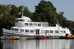 Ehemalige Hadag Hafenf�hre STADERSAND; Eigner/Betreiber: privat; Datum: 11.08.2025; Aufnahmeort: Elbe/Hafen Hamburg (Harburger Binnenhafen), Deutschland.