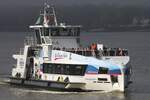 Hadag Hafenf�hre FINKENWERDER (ENI 04814590) (H-6090)); Eigner/Betreiber: Hadag; Datum: 14.07.2025; Aufnahmeort: Elbe/Hafen Hamburg, Deutschland.