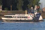 Hadag Hafenf�hre HAMBURGENSIE (ENI 04810920); Eigner/Betreiber: Hadag; Datum: 21.07.2025; Aufnahmeort: Elbe/Hafen Hamburg, Deutschland.