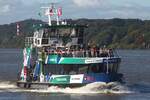 Hadag Hafenf�hre �VELG�NNE (ENI 04804520); Eigner/Betreiber: Hadag; Datum: 22.09.2026; Aufnahmeort: Elbe/Hafen Hamburg, Deutschland.