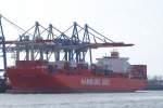 Die am Hamburger Burchardkai liegende Rio Madeira IMO-Nummer:9348106 Flagge:Deutschland Lnge:286.0m Breite:40.0m Baujahr:2009 Bauwerft:Daewoo Mangalia Heavy Industries,Mangalia Rumnien aufgenommen