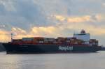 Mal wieder erwischt die Toronto Express IMO-Nummer:9253727 Flagge:Grobritannien Lnge:294.0m Breite:32.0m Baujahr:2003 Bauwerft:Daewoo Shipbuilding&Marine Engineering,Geoje Sdkorea vor Schulau Wedel am 26.10.13