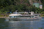 Linienschiff Asbach der KD am 21.06.2025 in Lahnstein / Rhein